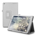 Kožený obal Huawei MediaPad T1 10 (A21L) - Stand - strieborná