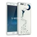 Silikónový obal Huawei P9 - IMD - Fee Design - modrá