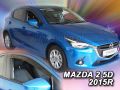 Deflektory Mazda 2, od r.2015
