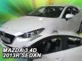 Deflektory Mazda 3, Sedan od r.2013 (+ZN)