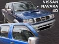 Deflektory Nissan Navara Pickup D22 4dv. 2001r.-2005r. (+ZN)