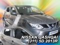 Deflektory Nissan Qashqai II, od r.2013 (+ZN)