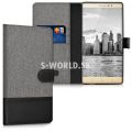 Kožený obal Lenovo Phab2 - Wallet Canvas - šedá