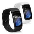 Silikónový remienok Samsung Gear Fit2 - sada 2ks (čierna,biela)