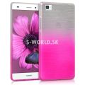 Silikónový obal Huawei P8 Lite - Brushed - ružová
