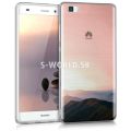 Silikónový obal Huawei P8 Lite - IMD - Sunrise Berg