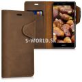 Kožený obal Huawei P10 Lite - Kalibri Genuine - hnedá