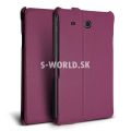 Kožený obal Samsung Galaxy Tab E 9.6 - Notecase - fialová
