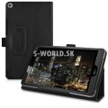 Kožený obal Huawei MediaPad T3 8.0 - Stand - čierna