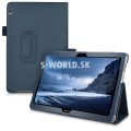 Kožený obal Huawei MediaPad T3 10 - Stand - tmavo-modrá