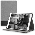 Kožený obal Asus ZenPad 3S 10 (Z500M) - Flip Duo - šedá