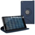 Kožený obal Huawei MediaPad M3 Lite 8 - Rotate - modrá