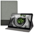 Kožený obal Huawei MediaPad T3 10 - Flip Duo - šedo-čierna