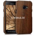 Drevený kryt Samsung Galaxy Xcover 4 - Walnut - hnedá