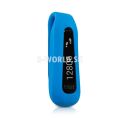 Silikónový obal a držiak pre Fitbit One - modrá