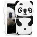 Silikónový obal Huawei P10 Lite - Panda - čierna