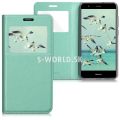 Kožený obal Huawei P10 Lite - Easy View - mentolová
