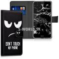 Kožený obal Huawei P10 Lite - Wallet Don´t Touch