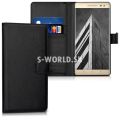 Kožený obal Lenovo Phab2 Pro - Wallet - čierna