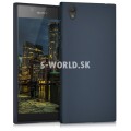 Silikónový obal Sony Xperia L1 - TPU Matt - tmavo-modrá