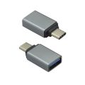 OTG adaptér USB typ C / USB šedý