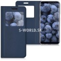 Kožený obal Samsung Galaxy S8 (G950) - Easy View - modrá
