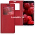 Kožený obal Samsung Galaxy S8 (G950) - Easy View - červená