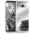 Silikónový obal Samsung Galaxy S8 - Mirror - strieborná