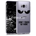 Silikónový obal Samsung Galaxy S8 - Don´t Touch - transparent