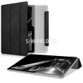 Kožený obal Huawei MediaPad T3 10 - Ultra Smart - čierna