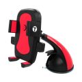 Univerzálny stojan na mobil do auta, čierny/červený