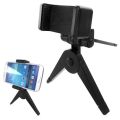 Skladací statív pre mobilný telefón, čierny
