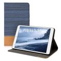 Kožený obal Huawei MediaPad M3 8.4 - Flip Duo - modro-hnedá
