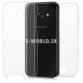 Silikónový obal Samsung Galaxy A3 (2017) - Full Body priehľadná