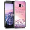 Silikónový obal Samsung Galaxy A3 (2017) - IMD - Be Happy