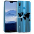 Silikónový obal Huawei P20 Lite - World Map
