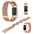 Kovový remienok Fitbit Charge 2 - Magnetic - zlato-ružová