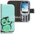 Kožený obal Nokia 3310 (2017) - Wallet Owl Design