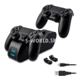 Nabíjacia stanica a stojan pre PS4 Dual Shock ovládače