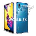  Originálne silikónové puzdro HUAWEI pre Huawei P20 Lite - transparentné