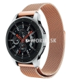 Kovový remienok Samsung Galaxy Watch 46mm - Magnetic - zlato-ružová