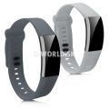 Silikónový remienok Huawei Band 2 - sada 2ks (šedá)
