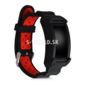 Silikónový remienok Samsung Gear Fit2 - Heavy Duty - čierno-červená