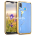 Silikónový obal Huawei P20 Lite - Fee Design - zlatá