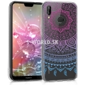 Silikónový obal Huawei P20 Lite - Mandala - ružovo-modrá