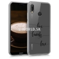 Silikónový obal Huawei P20 Lite - Live Laugh Love
