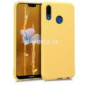 Silikónový obal Huawei P20 Lite - TPU Matt - žltá