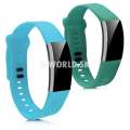 Silikónový remienok Huawei Band 2 - sada 2ks (modrá,petrolejová)