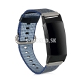 Nylonový remienok Fitbit Charge 3 - tmavo-modrá