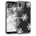 Silikónový obal Huawei P20 Lite - IMD - Snowflakes